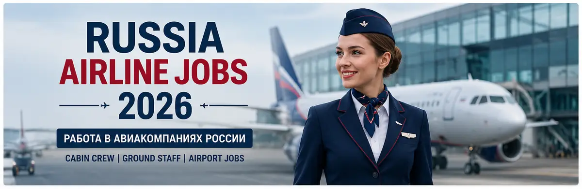 Russia Airline Jobs 2026 - Cabin Crew and Airport Jobs