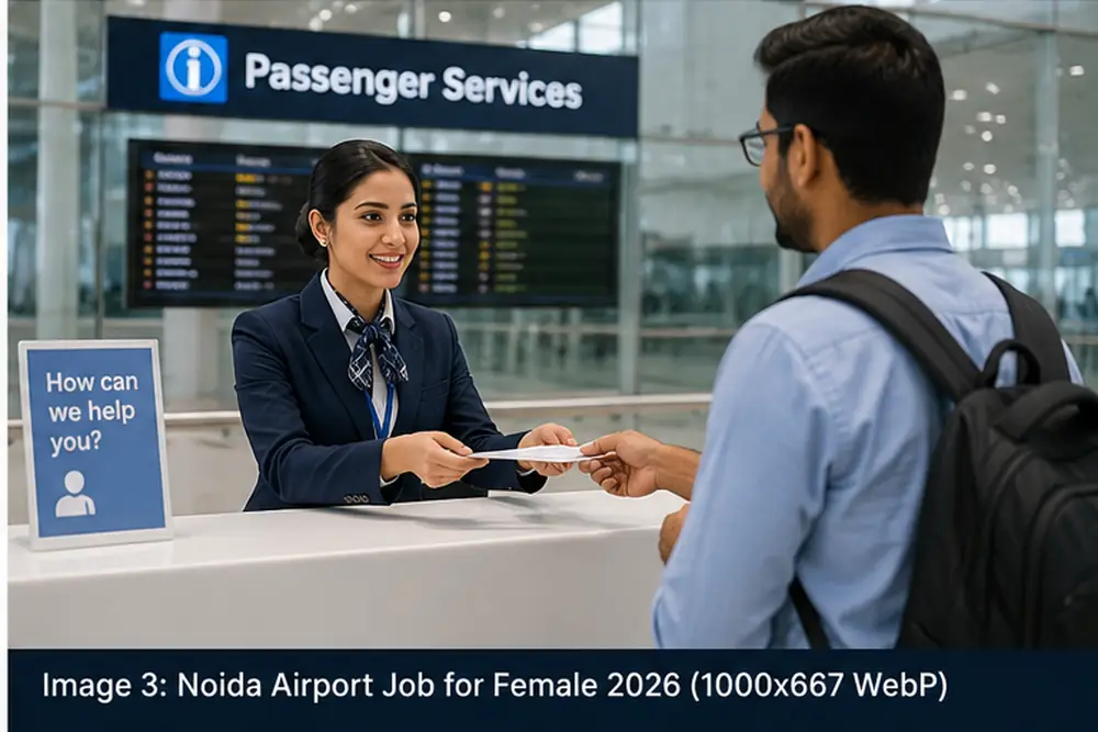 Noida Airport Job for Female 2026