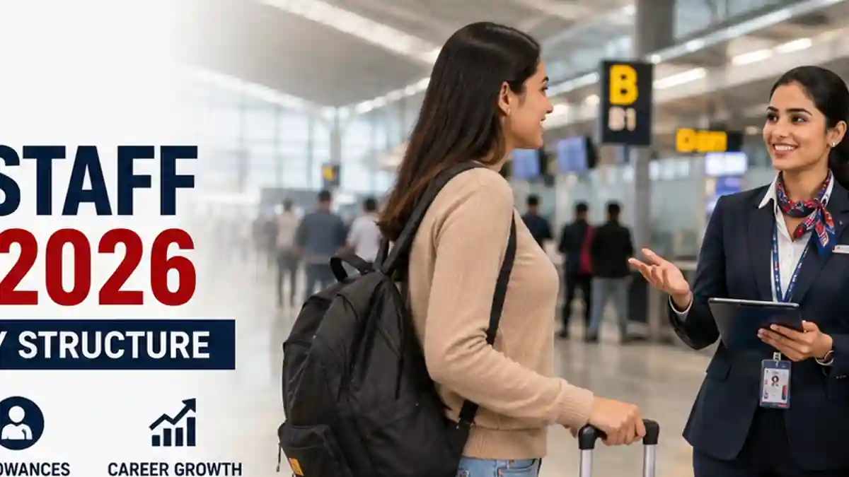 Airport Ground Staff Salary 12th Pass 2026 Pay Structure