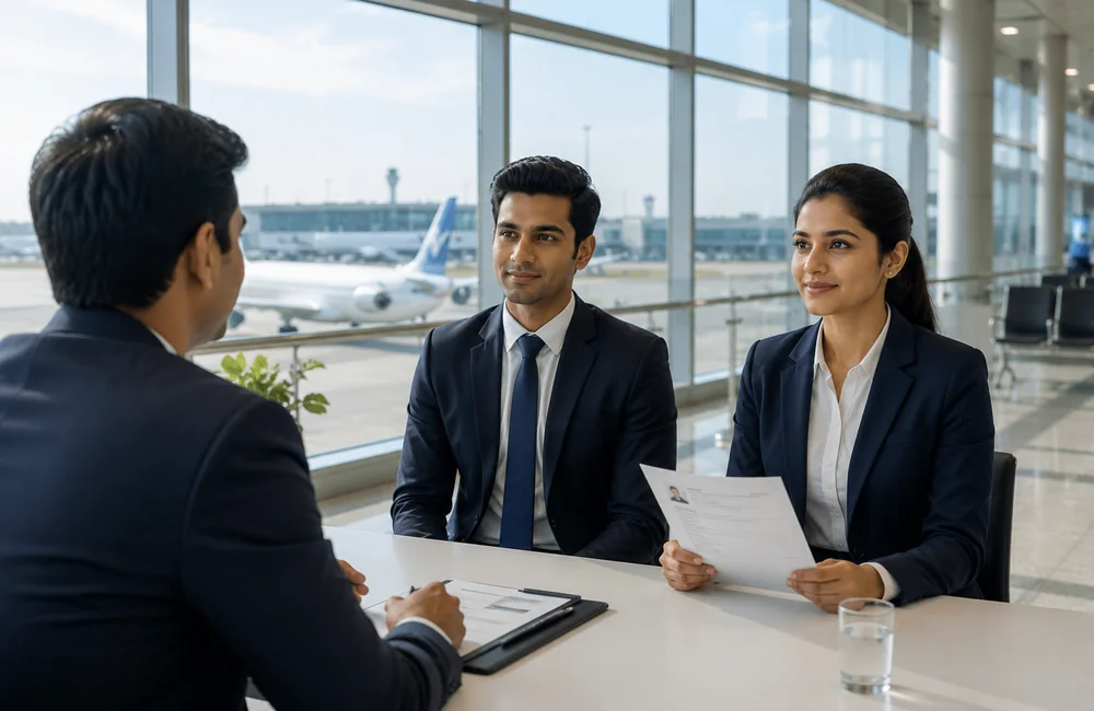 12th Pass Airport Job Interview