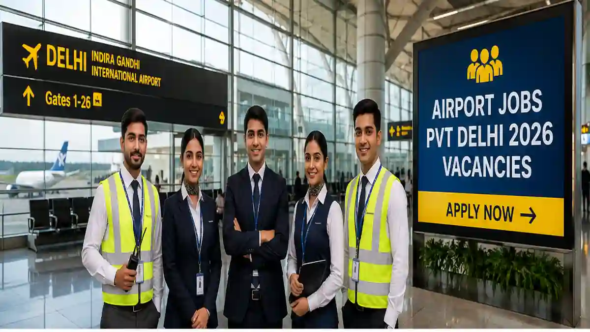 Airport Job Pvt Delhi 2026 Ground Staff Hiring