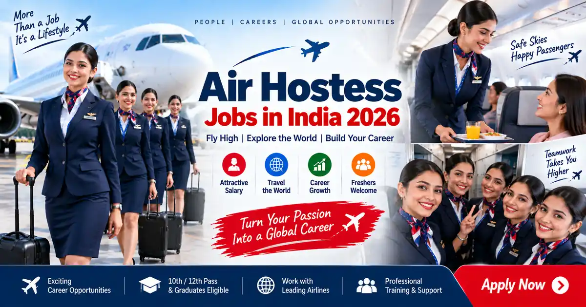 Air Hostess Jobs in India 2026