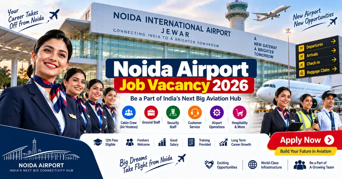 Noida Airport Vacancy 2026 Ground Staff Cargo and Loader Recruitment