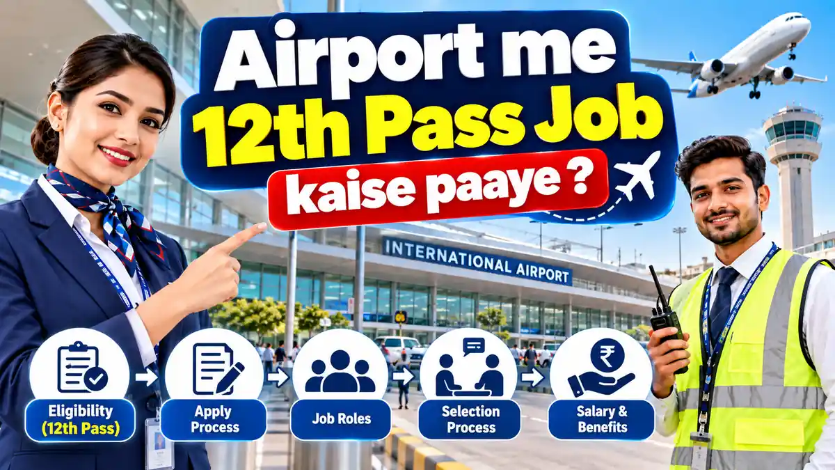 Airport Me 12th Pass Job Kaise Paaye 2026